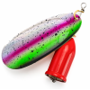 Блесна Big Salmon Limited Edition 60гр цв.красный / зеленый, фиолетовый, серебро (ручной работы)